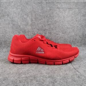 RBX Shoes Mens 10 Athletic Trainers Running Active Red Lace Up Sport Sneakers